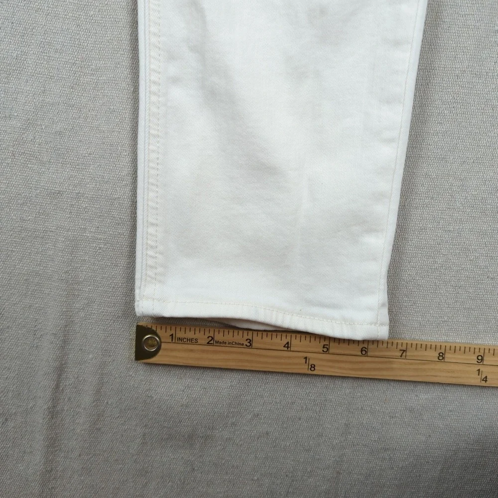 Banana Republic Mens 32x30 White Pants Traveler Slim Fit Golf Stretch Casual